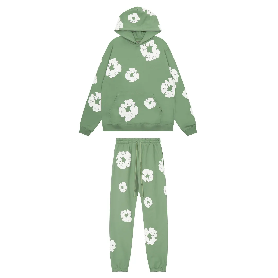 Denim Trs Green Tracksuit