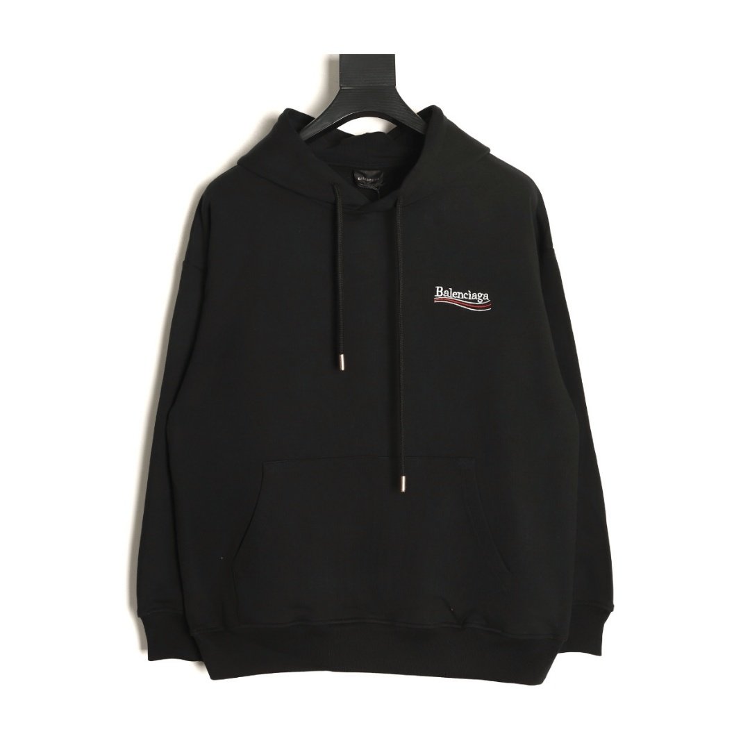SUDADERA CON CAPUCHA BALENCIAGA - NEGRO