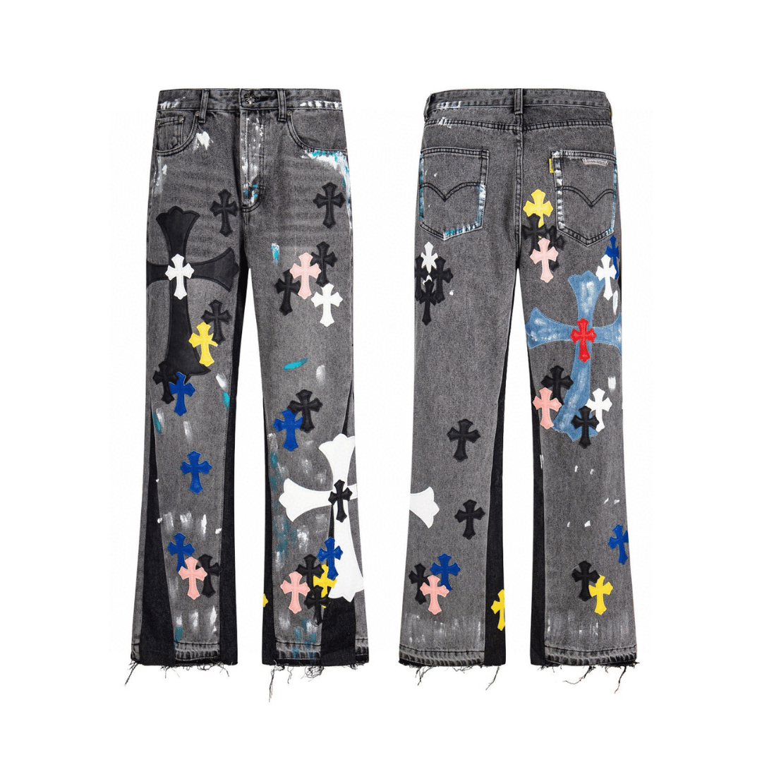 VAQUEROS CHROME HEARTS - GRIS