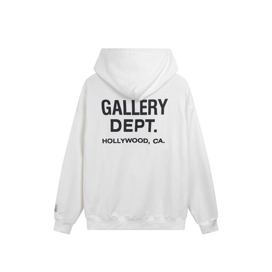 SUDADERA CON CAPUCHA GALLERY DEPT - BLANCO