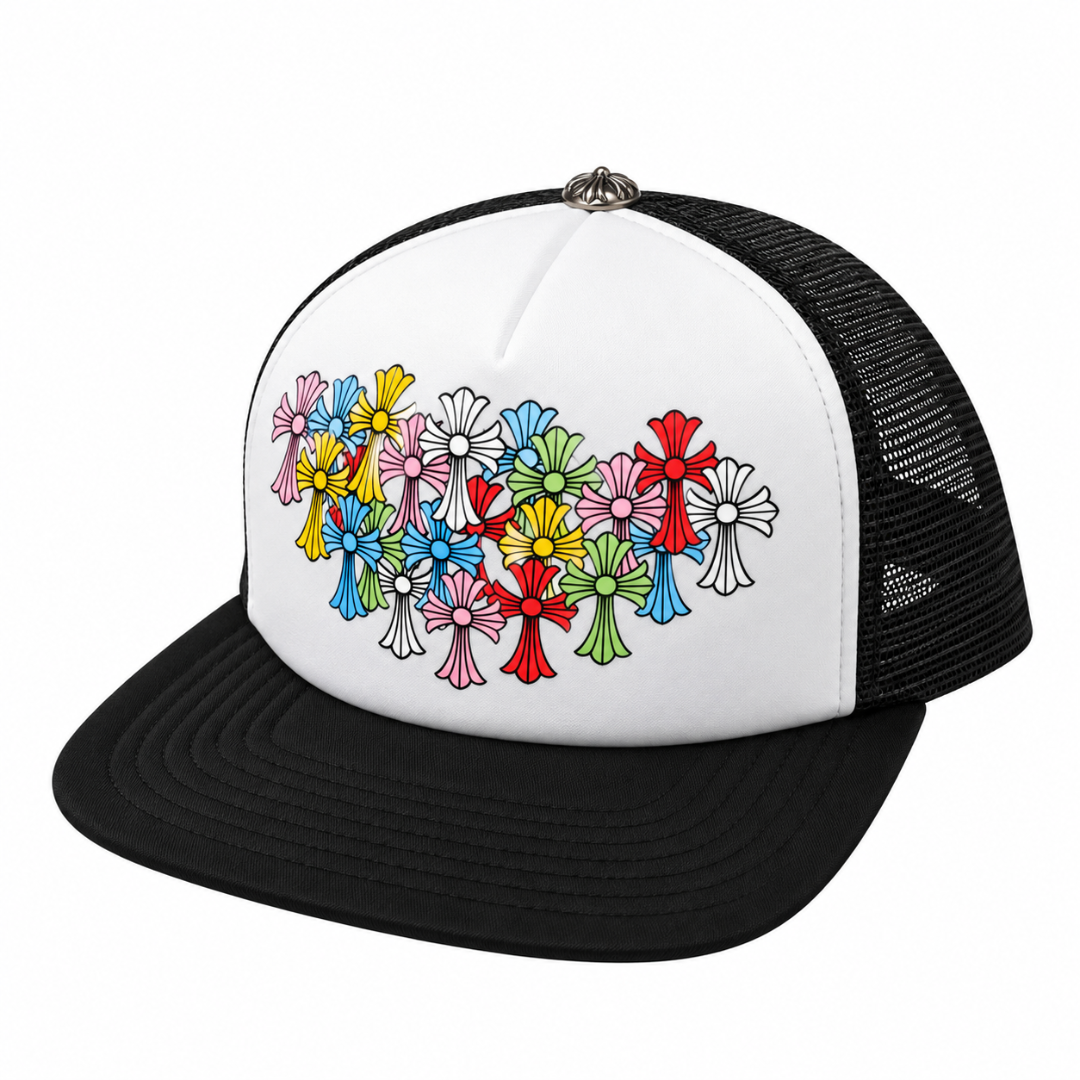 GORRA CHROME HEARTS - BLANCO Y NEGRO